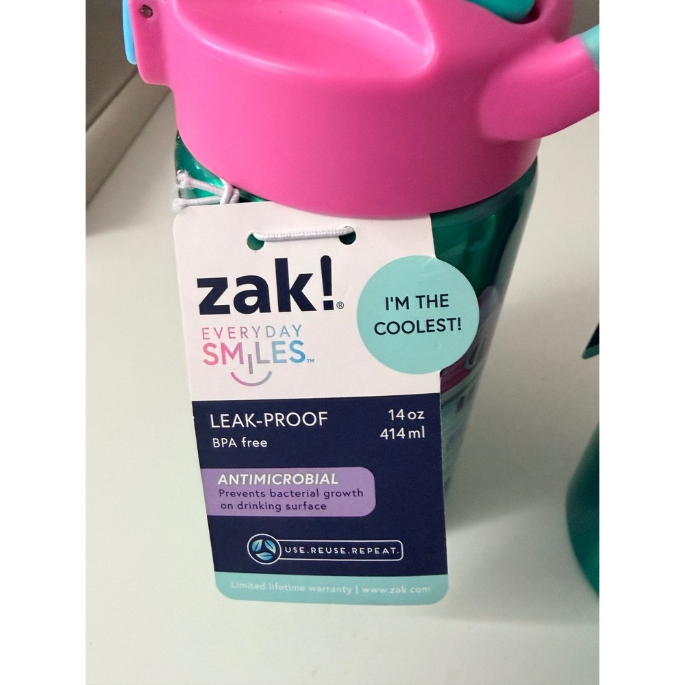 Zak Designs Gabbys Dollhouse Water Bottle 14oz Stainless‎ Steel 2pk NEW - Picture 3 of 6